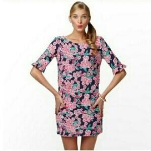 Lilly Pulitzer Somerset short sleeve Womens Dress size Medium, Cotton